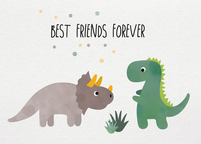 Karte - Dino &quot;Best Friends forever&quot;