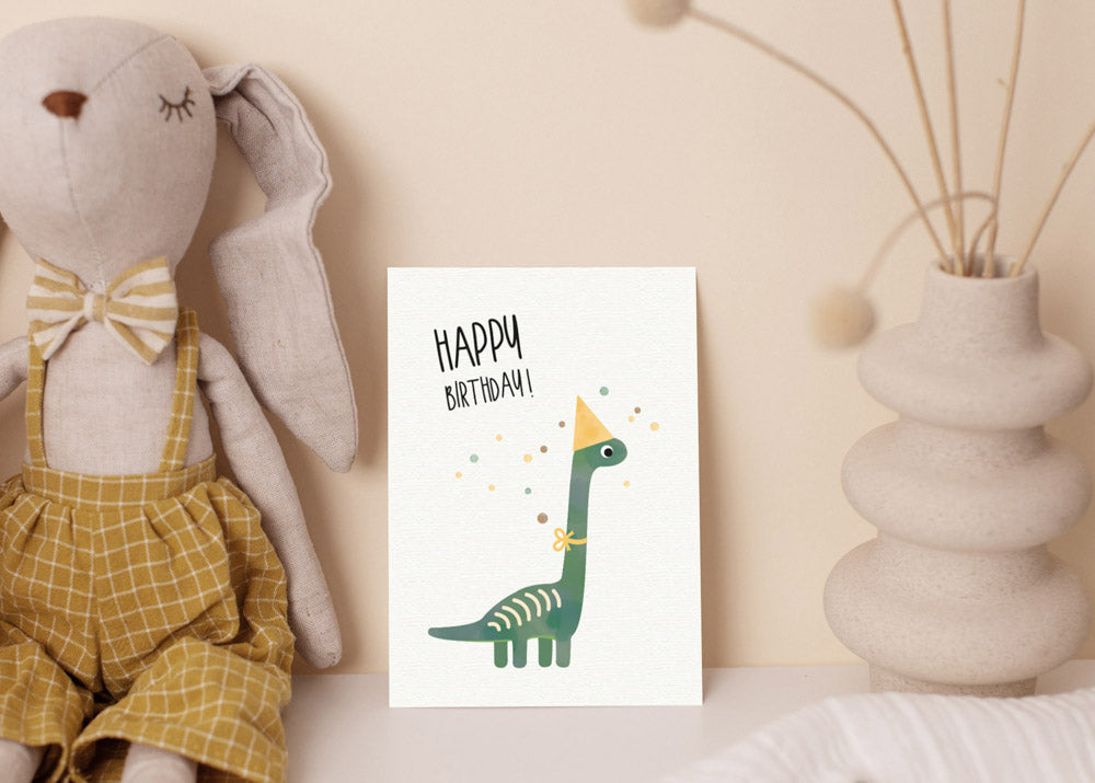 Karte - Dino &quot;Happy Birthday&quot;