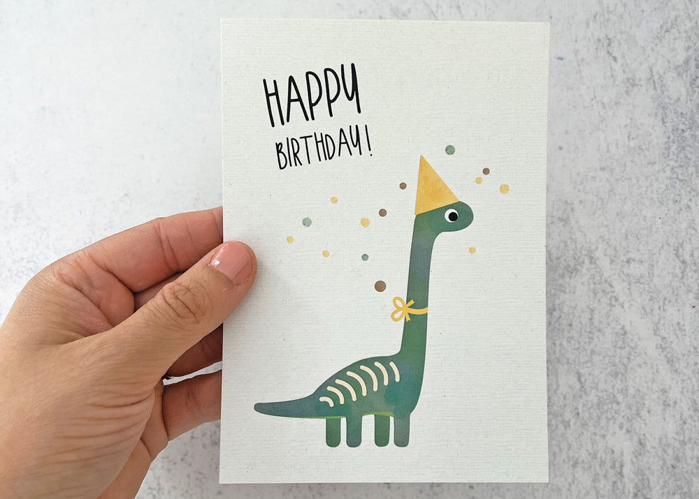 Karte - Dino &quot;Happy Birthday&quot;