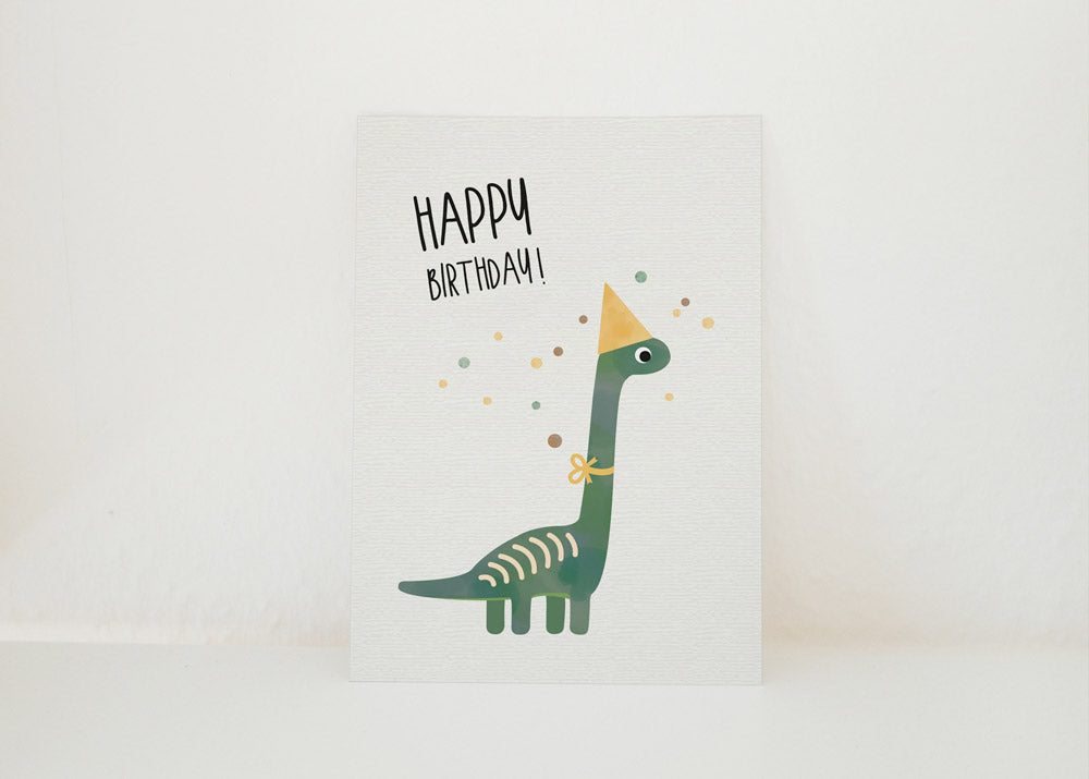 Karte - Dino &quot;Happy Birthday&quot;