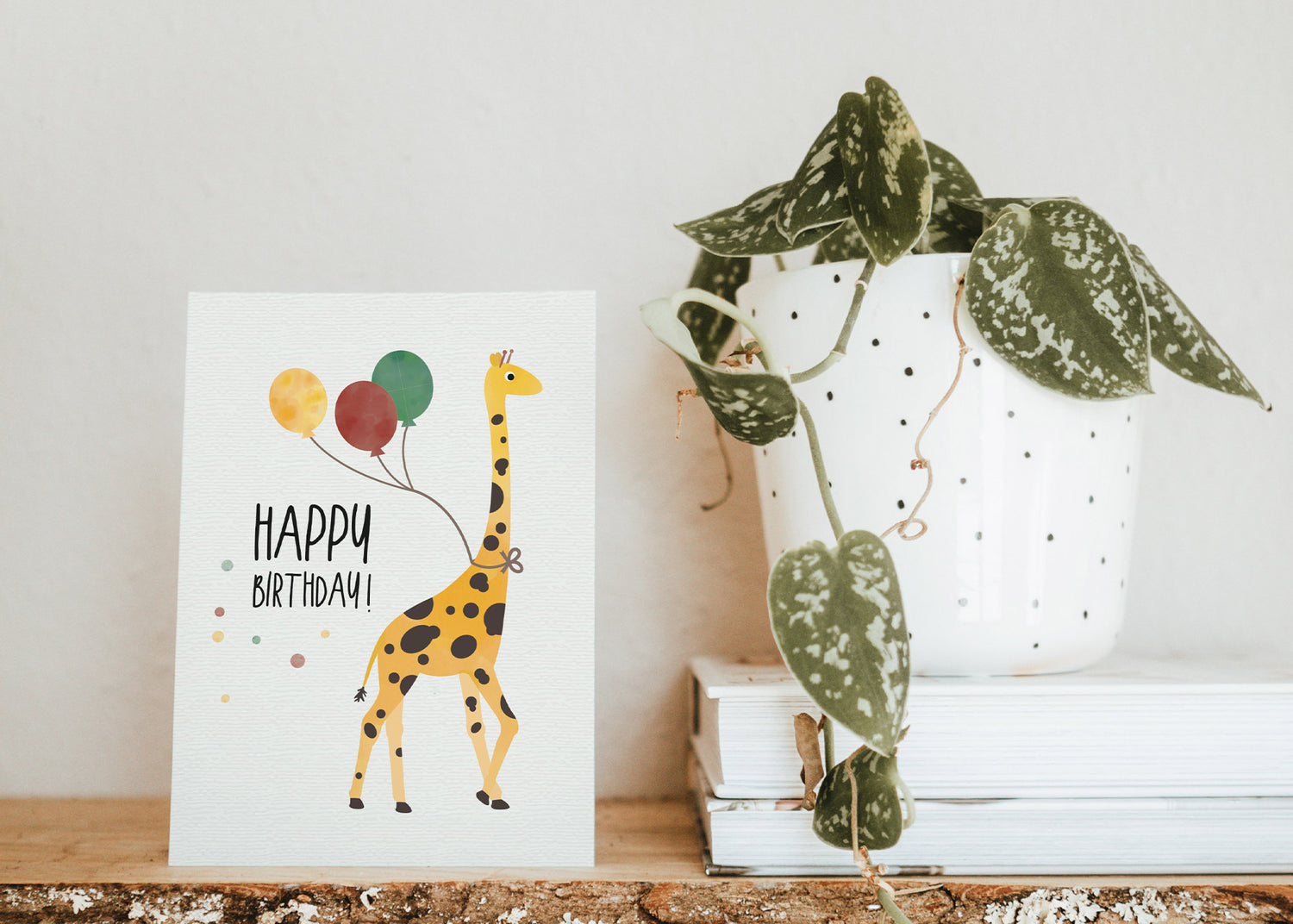 Karte - Giraffe &quot;Happy Birthday&quot;