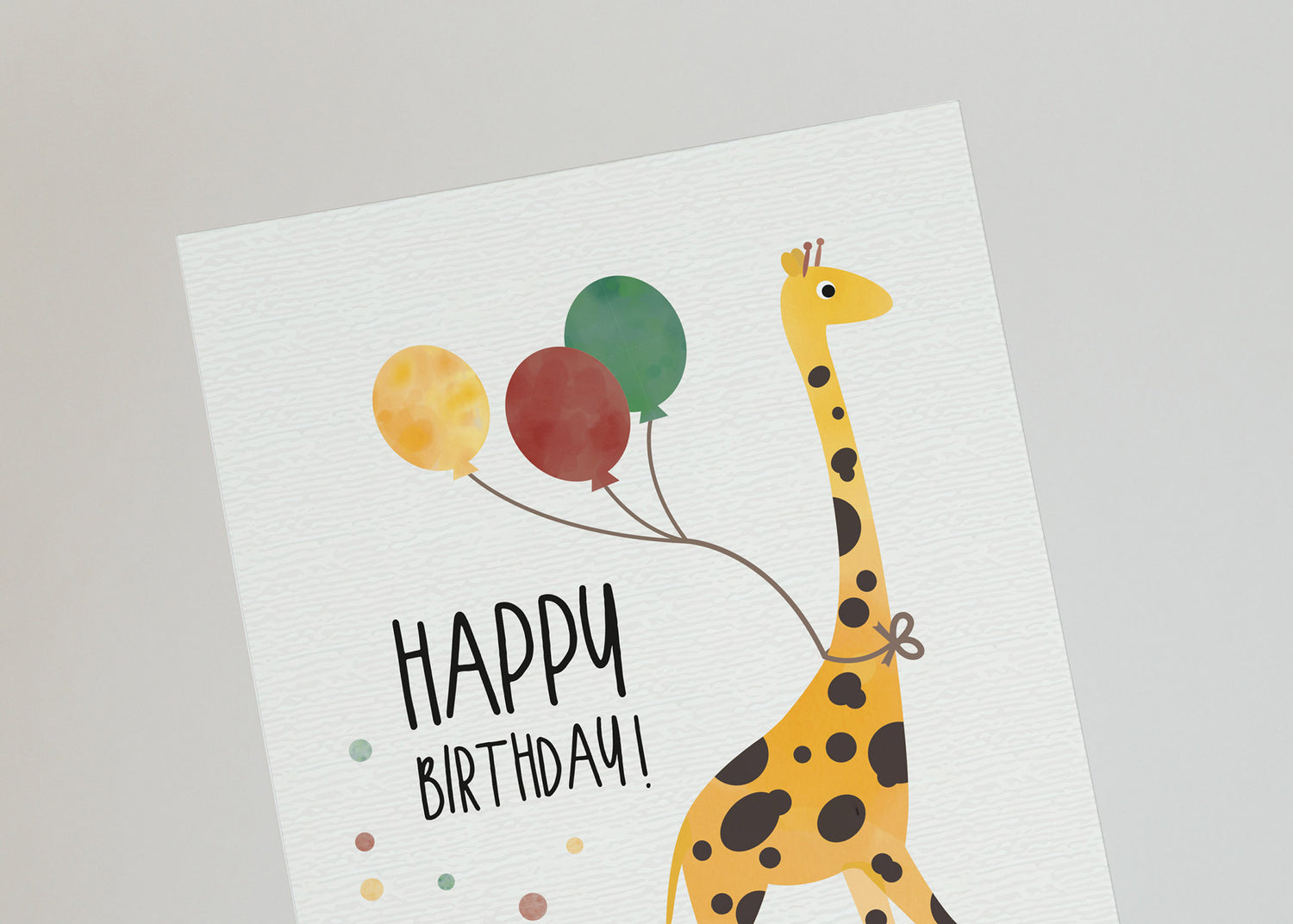 Karte - Giraffe &quot;Happy Birthday&quot;