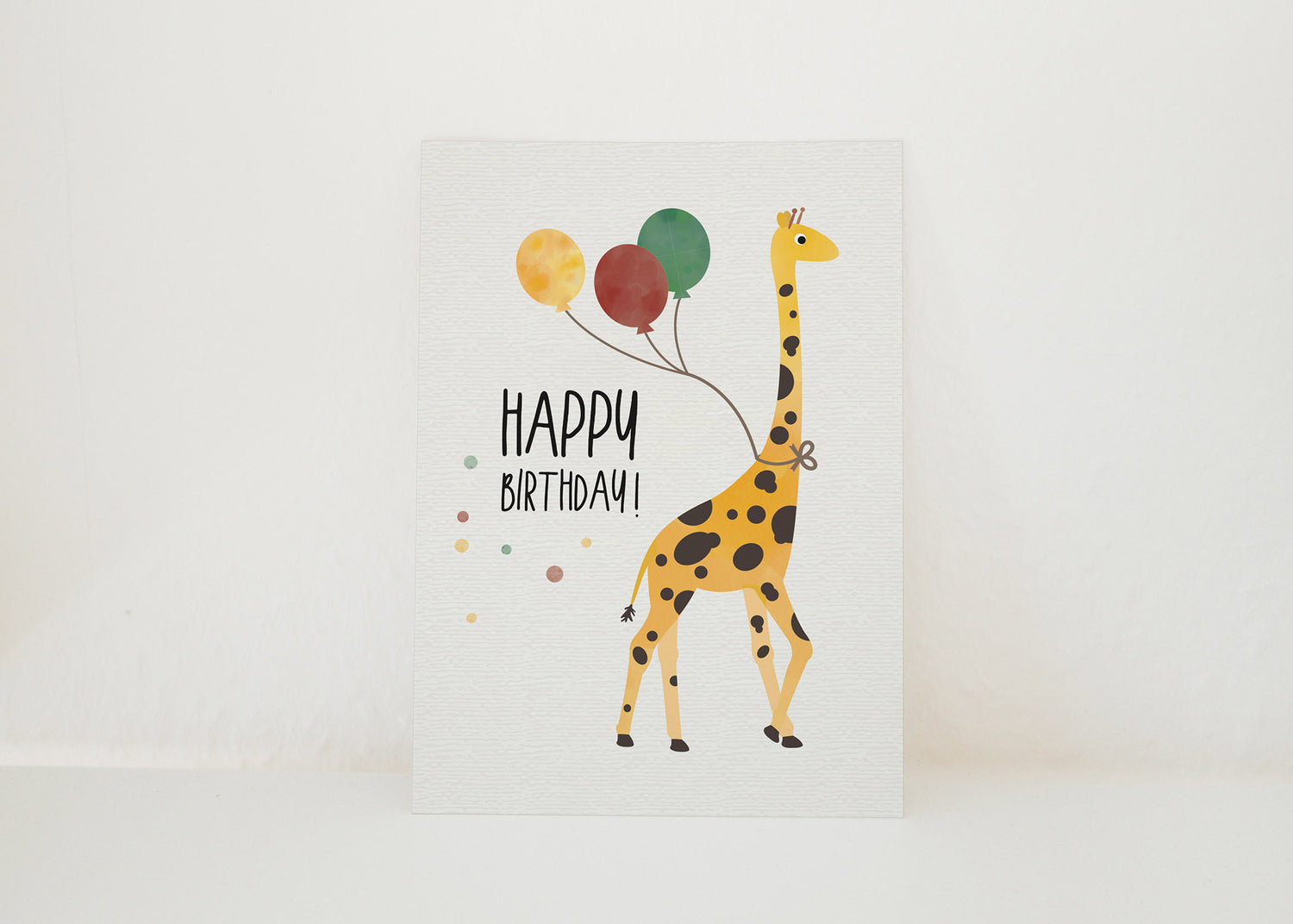 Karte - Giraffe &quot;Happy Birthday&quot;